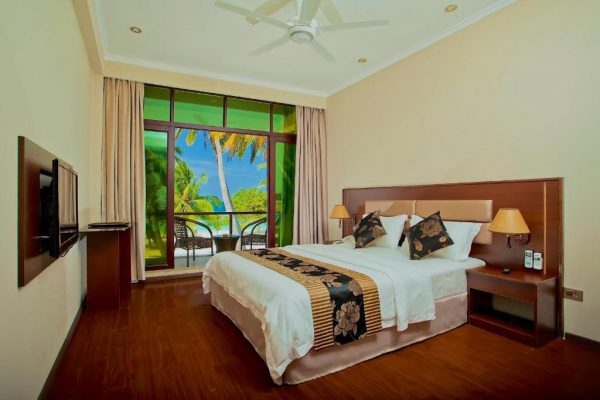 Deluxe Double Room with Balcony and Sea View- Kaani Beach Hotel