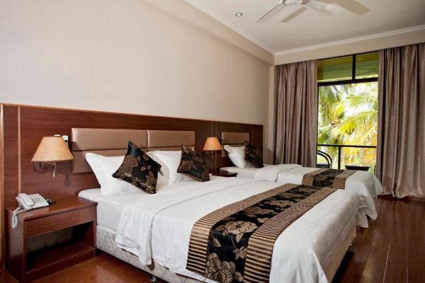 Deluxe Triple Room with Balcony and Sea View- Kaani Beach Hotel